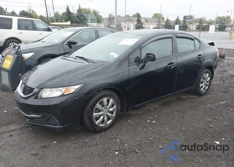 2013 Honda Civic Lx из США, поврежденный, VIN 19XFB2F5XDE218866